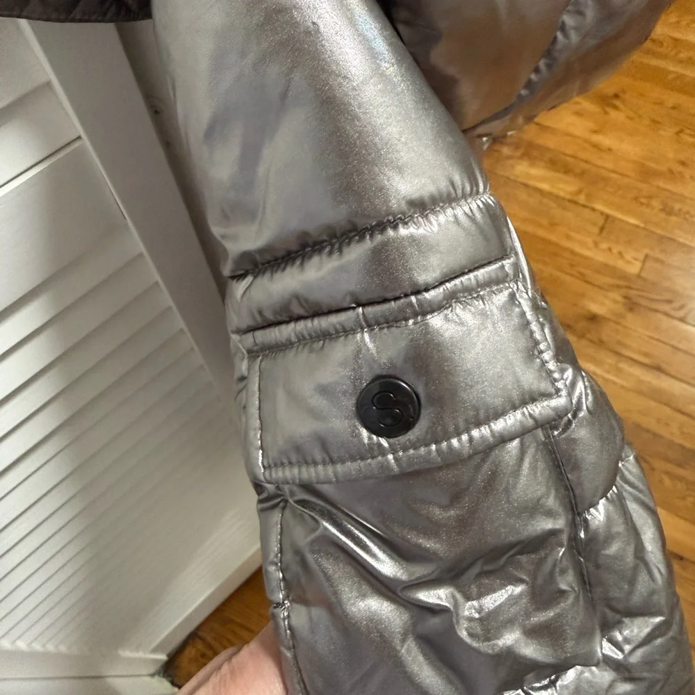 Kids Silver Puffer‎ Jacket